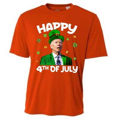 Happy 4th Of July Confused Funny Joe Biden St Patricks Day Gift Cooling Performance Crew T-Shirt