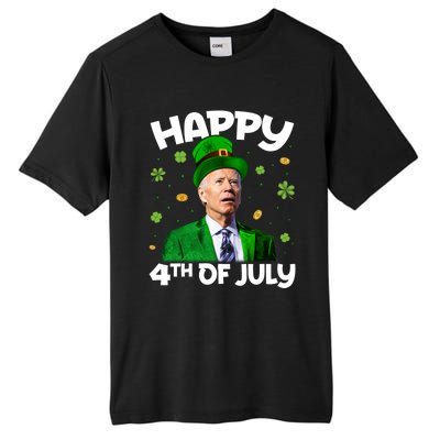 Happy 4th Of July Confused Funny Joe Biden St Patricks Day Gift Tall Fusion ChromaSoft Performance T-Shirt