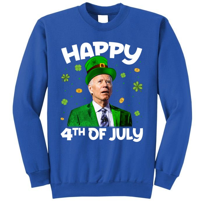 Happy 4th Of July Confused Funny Joe Biden St Patricks Day Gift Sweatshirt