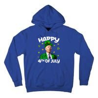 Happy 4th Of July Confused Funny Joe Biden St Patricks Day Gift Tall Hoodie