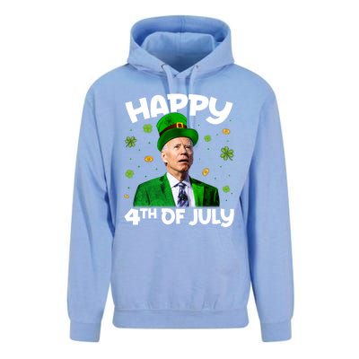 Happy 4th Of July Confused Funny Joe Biden St Patricks Day Gift Unisex Surf Hoodie