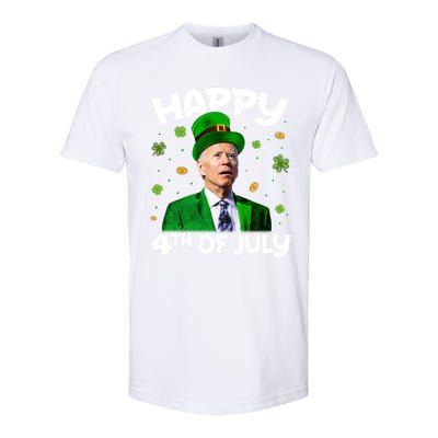 Happy 4th Of July Confused Funny Joe Biden St Patricks Day Gift Softstyle CVC T-Shirt