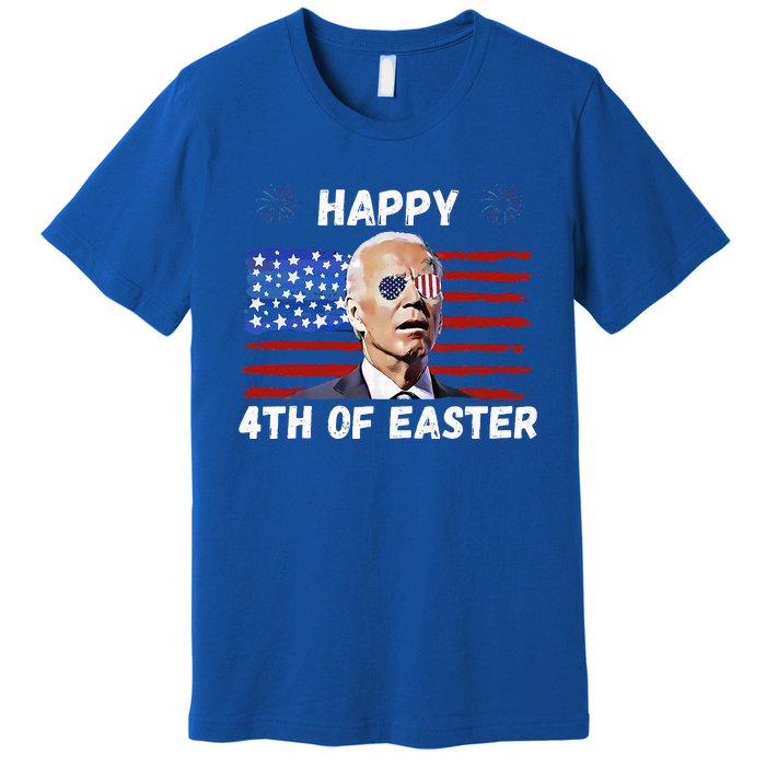 Happy 4th Of Easter Funny Biden 4th Of July Premium T-Shirt