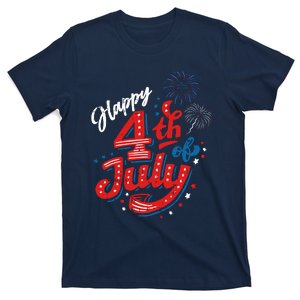 Happy 4th Of July Cool Independence Day Patriotic American T-Shirt