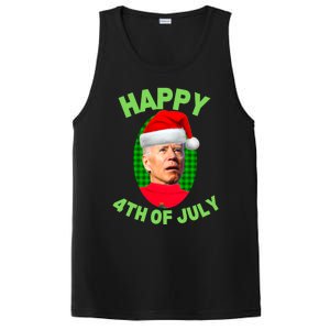 Happy 4th Of July Funny Christmas Xmas Joe Biden President Great Gift PosiCharge Competitor Tank