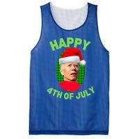 Happy 4th Of July Funny Christmas Xmas Joe Biden President Great Gift Mesh Reversible Basketball Jersey Tank