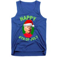 Happy 4th Of July Funny Christmas Xmas Joe Biden President Great Gift Tank Top