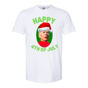 Happy 4th Of July Funny Christmas Xmas Joe Biden President Great Gift Softstyle CVC T-Shirt