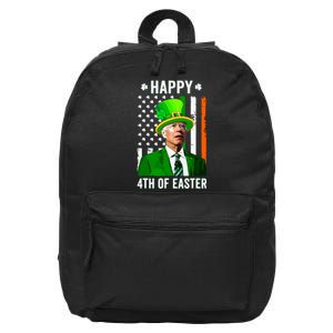 Happy 4th Of Easter Funny Joe Biden St Patricks Day 16 in Basic Backpack