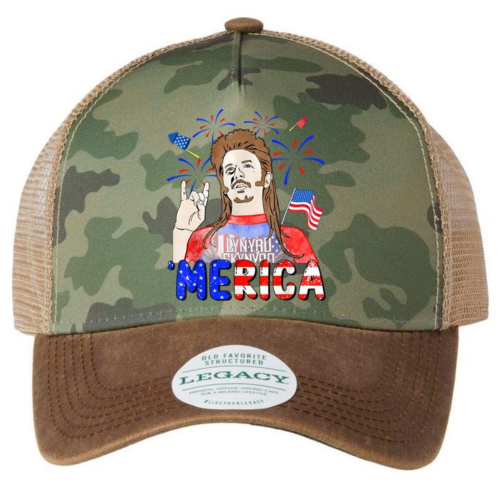 Happy 4th Of July Merica Funny Joe American Flag Legacy Tie Dye Trucker Hat