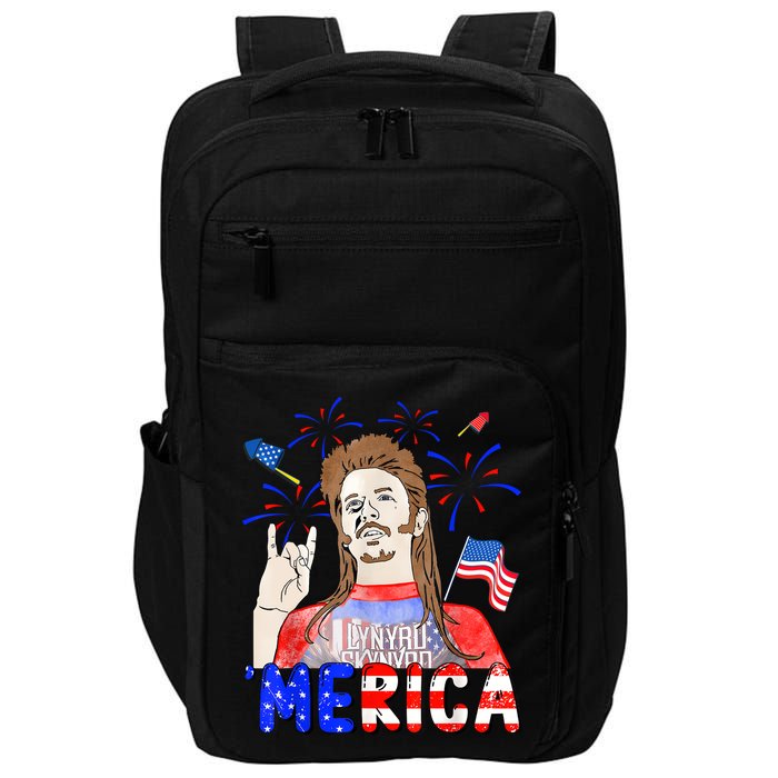 Happy 4th Of July Merica Funny Joe American Flag Impact Tech Backpack