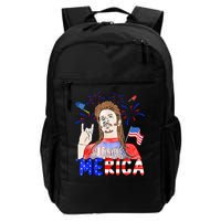 Happy 4th Of July Merica Funny Joe American Flag Backpack
