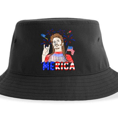 Happy 4th Of July Merica Funny Joe American Flag Sustainable Bucket Hat