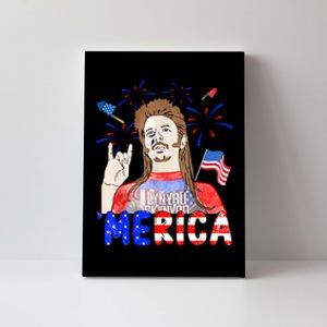 Happy 4th Of July Merica Funny Joe American Flag Canvas