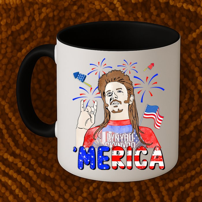 Happy 4th Of July Merica Funny Joe American Flag Mug