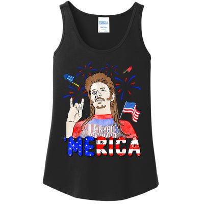 Happy 4th Of July Merica Funny Joe American Flag Ladies Essential Tank