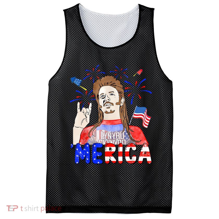 Happy 4th Of July Merica Funny Joe American Flag Mesh Reversible Basketball Jersey Tank