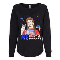 Happy 4th Of July Merica Funny Joe American Flag Womens California Wash Sweatshirt