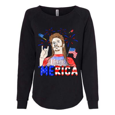 Happy 4th Of July Merica Funny Joe American Flag Womens California Wash Sweatshirt