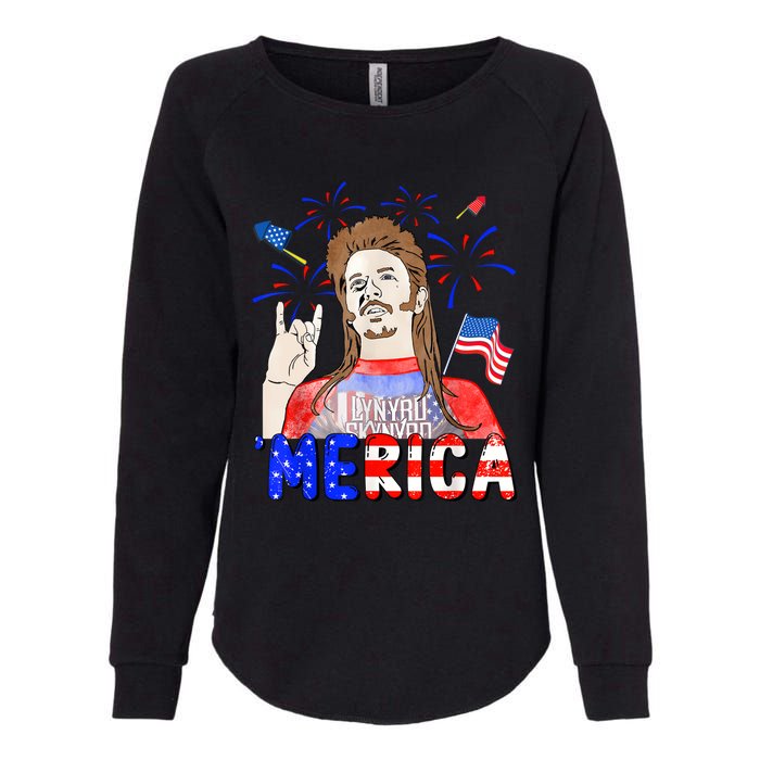 Happy 4th Of July Merica Funny Joe American Flag Womens California Wash Sweatshirt