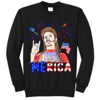 Happy 4th Of July Merica Funny Joe American Flag Tall Sweatshirt