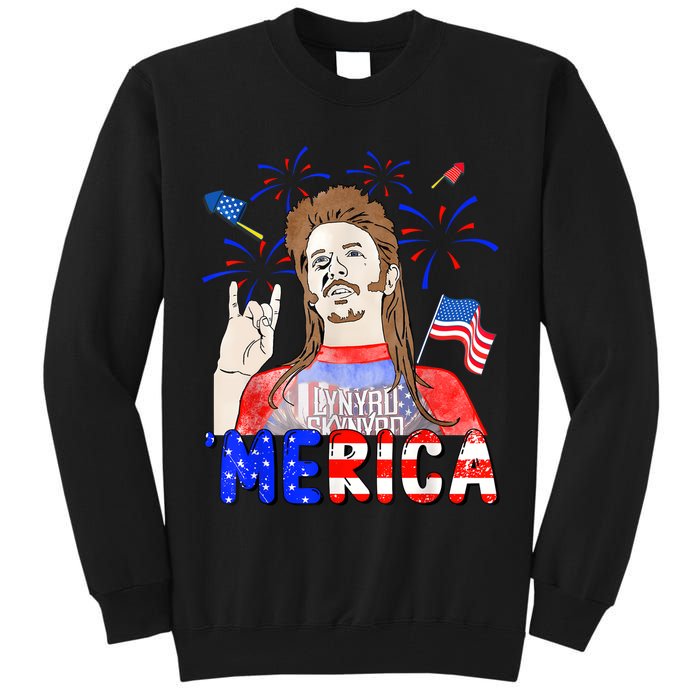 Happy 4th Of July Merica Funny Joe American Flag Tall Sweatshirt