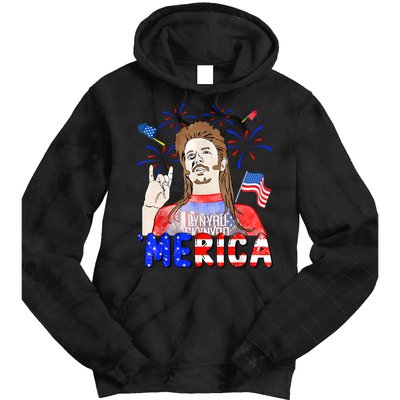 Happy 4th Of July Merica Funny Joe American Flag Tie Dye Hoodie