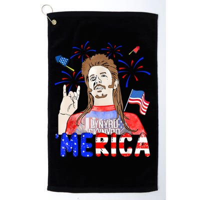 Happy 4th Of July Merica Funny Joe American Flag Golf Towel