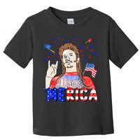 Happy 4th Of July Merica Funny Joe American Flag Toddler T-Shirt