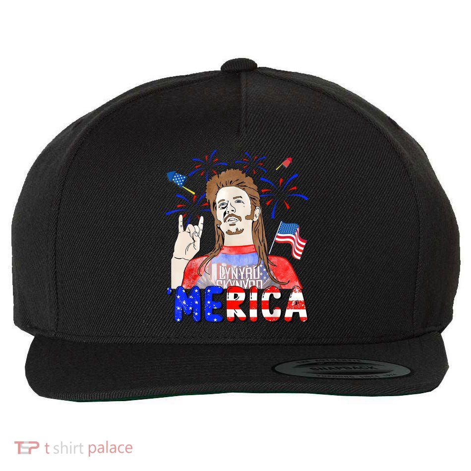 Happy 4th Of July Merica Funny Joe American Flag Wool Snapback Cap