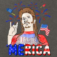 Happy 4th Of July Merica Funny Joe American Flag Cotton Canvas Backpack