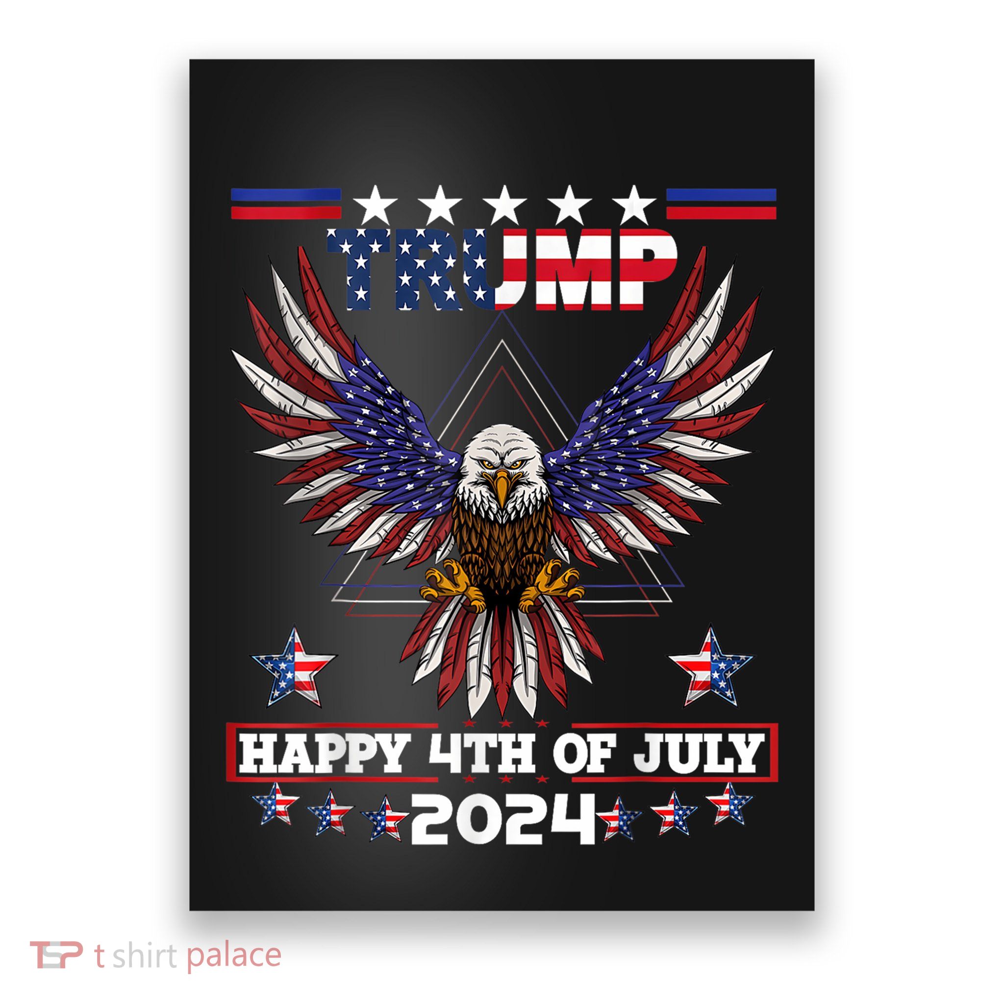 Happy 4th Of July Trump Poster