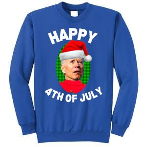 Happy 4th Of July Funny Christmas Xmas Joe Biden President Gift Sweatshirt