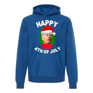 Happy 4th Of July Funny Christmas Xmas Joe Biden President Gift Premium Hoodie