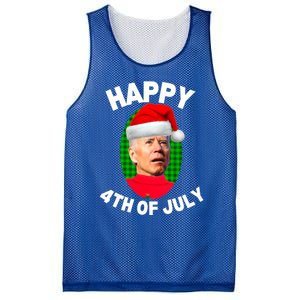 Happy 4th Of July Funny Christmas Xmas Joe Biden President Gift Mesh Reversible Basketball Jersey Tank