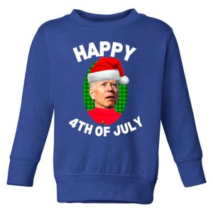 Happy 4th Of July Funny Christmas Xmas Joe Biden President Gift Toddler Sweatshirt