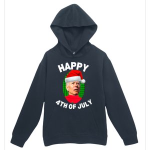 Happy 4th Of July Funny Christmas Xmas Joe Biden President Gift Urban Pullover Hoodie