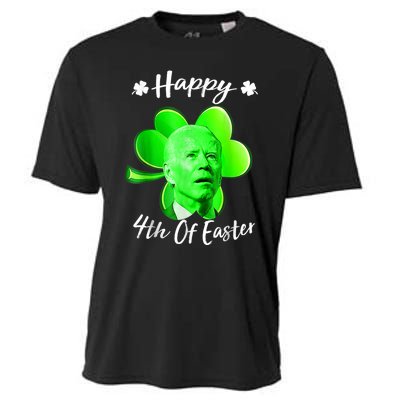 Happy 4th Of Easter Confused Funny Joe Biden St Patricks Day Cooling Performance Crew T-Shirt