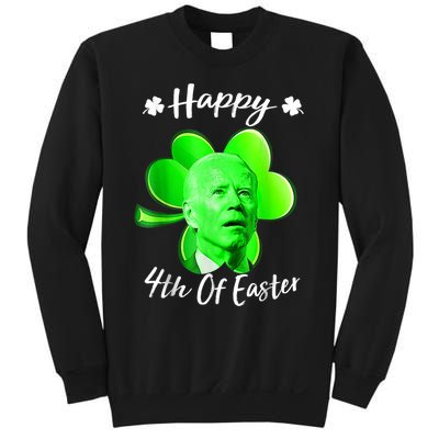 Happy 4th Of Easter Confused Funny Joe Biden St Patricks Day Sweatshirt