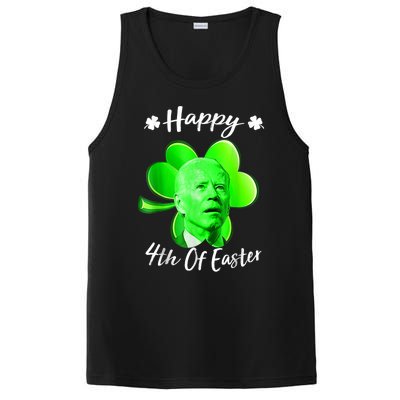 Happy 4th Of Easter Confused Funny Joe Biden St Patricks Day PosiCharge Competitor Tank