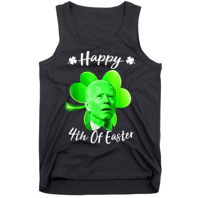 Happy 4th Of Easter Confused Funny Joe Biden St Patricks Day Tank Top