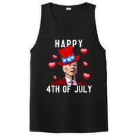 Happy 4th Of July Confused Funny Joe Biden Valentine's Day PosiCharge Competitor Tank