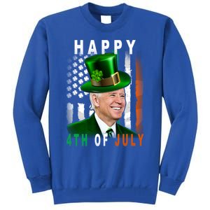 Happy 4th Of July Us Flag Cute Gift Tall Sweatshirt