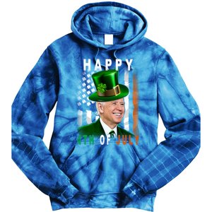 Happy 4th Of July Us Flag Cute Gift Tie Dye Hoodie