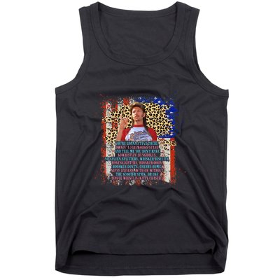 Happy 4th Of July Merica Funny Joe American Flag Tank Top