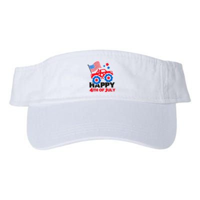 Happy 4th Of July Monster Truck American Flag Visor