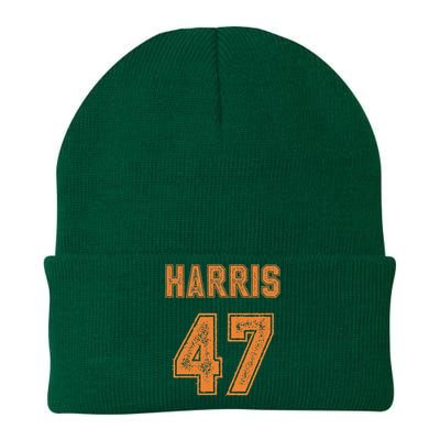 Harris 47 Retro Vintage Grunge Knit Cap Winter Beanie