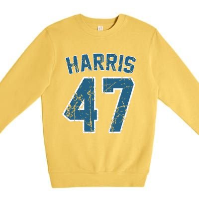 Harris 47 Vintage Harris 2024 Kamala 2024 Premium Crewneck Sweatshirt