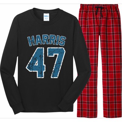 Harris 47 Vintage Harris 2024 Kamala 2024 Long Sleeve Pajama Set