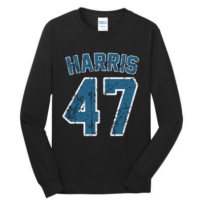 Harris 47 Vintage Harris 2024 Kamala 2024 Tall Long Sleeve T-Shirt